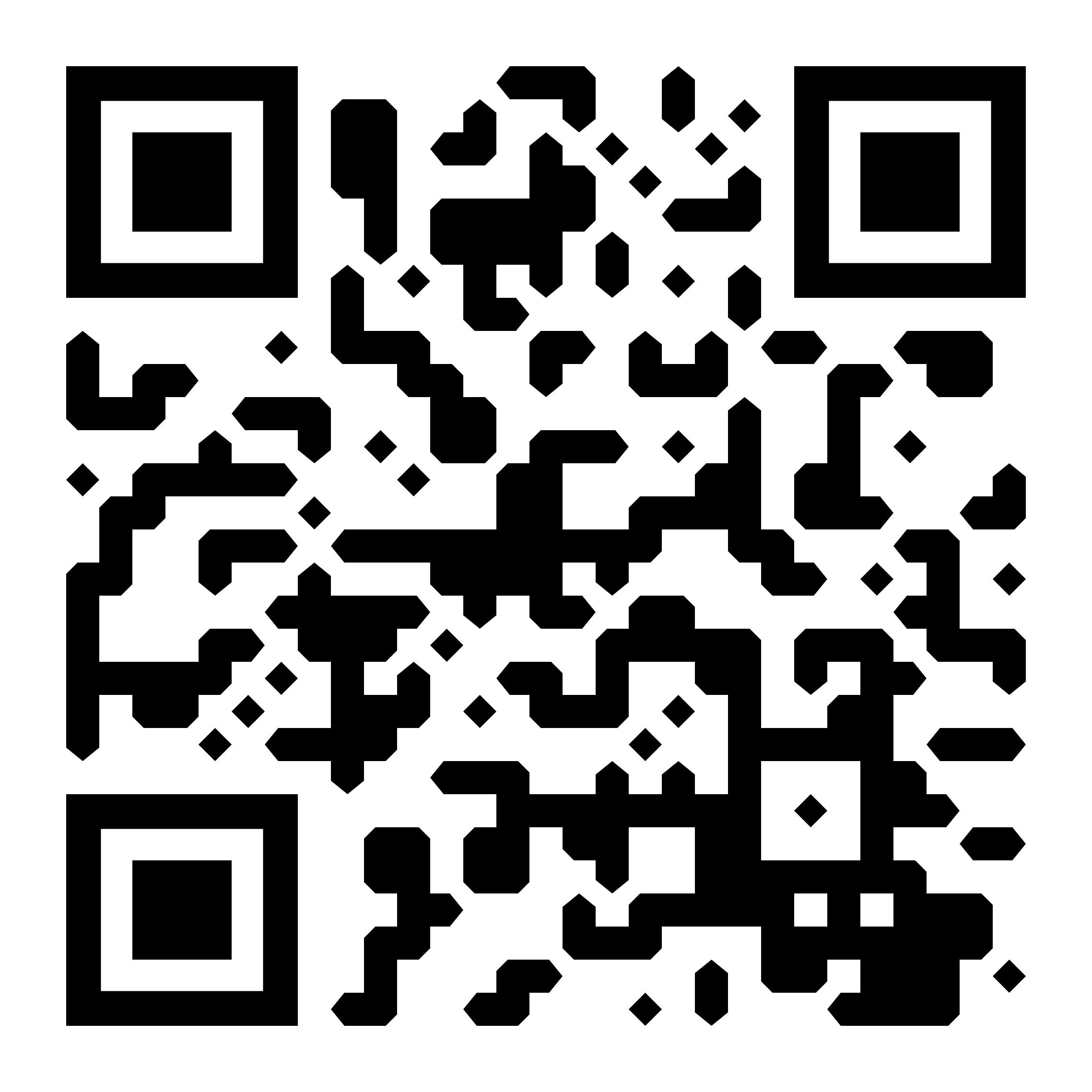 Cartel con código QR colocado en una mesa de boda